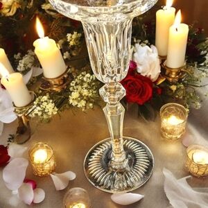 Vintage Irish Crystal 11-in tall candle holders
